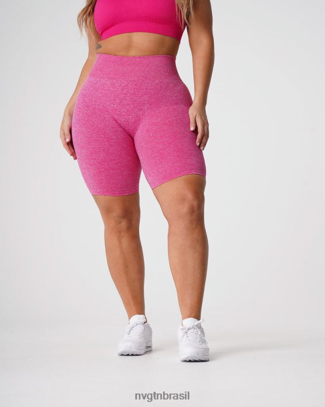 NVGTN fitness mulheres shorts sem costura fúcsia NNJ66L427