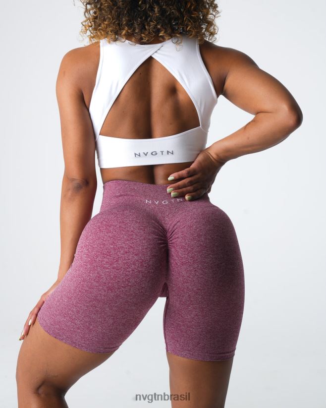 NVGTN fitness mulheres shorts sem costura marrom NNJ66L410