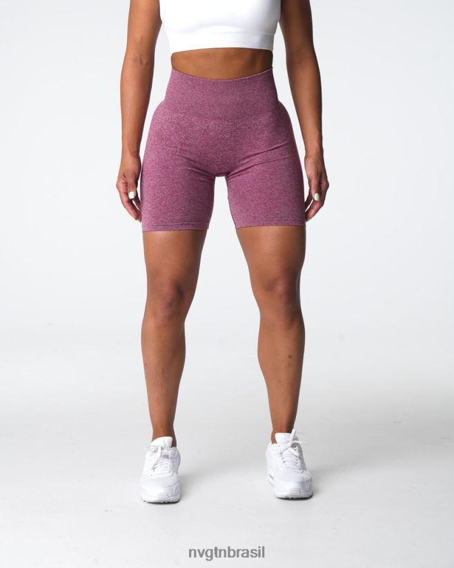 NVGTN fitness mulheres shorts sem costura marrom NNJ66L410