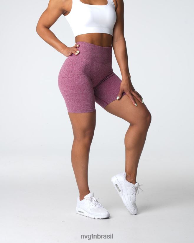 NVGTN fitness mulheres shorts sem costura marrom NNJ66L410