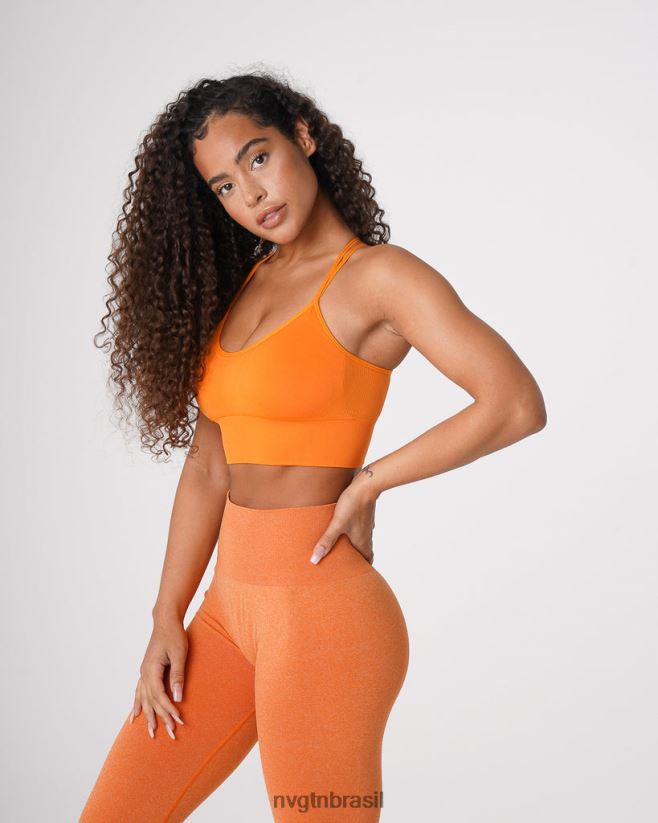 NVGTN fitness mulheres florescer sutiã sem costura clementina NNJ66L57