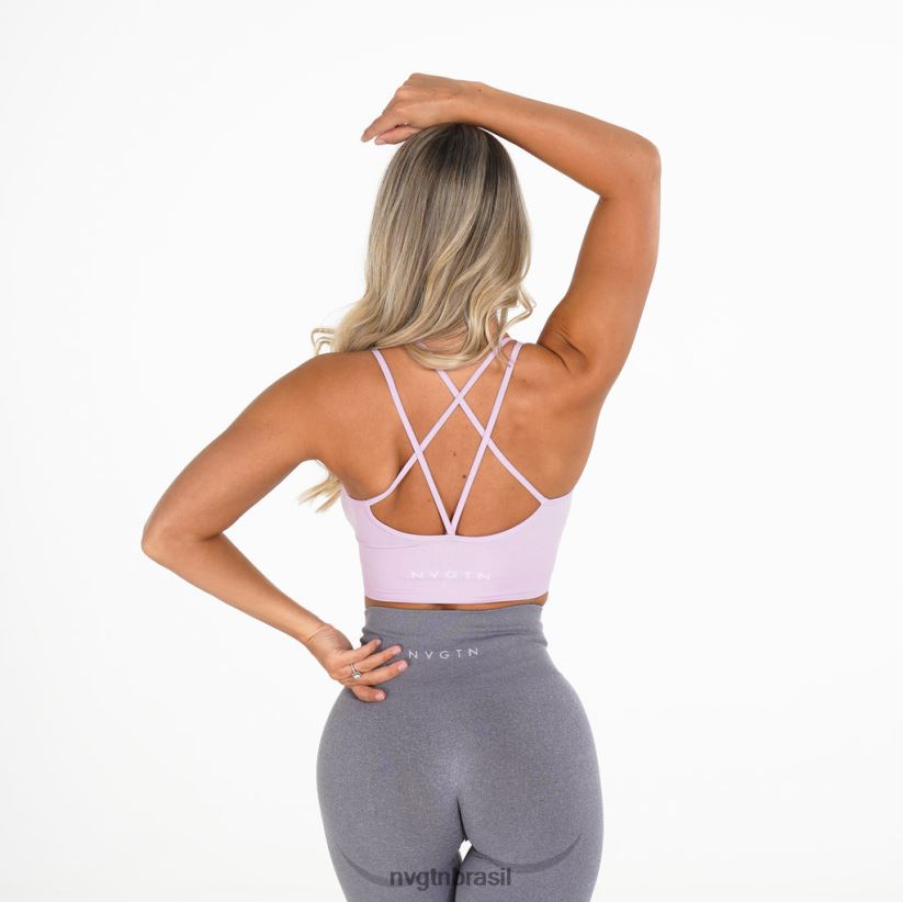 NVGTN fitness mulheres florescer sutiã sem costura corar NNJ66L242