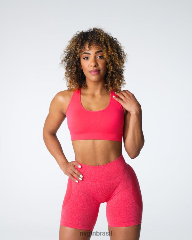 NVGTN fitness mulheres inspire sutiã sem costura maçã doce NNJ66L15