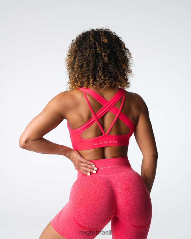 NVGTN fitness mulheres inspire sutiã sem costura maçã doce NNJ66L15