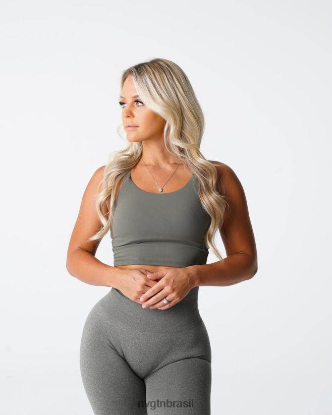 NVGTN fitness mulheres sutiã de equilíbrio verde cáqui NNJ66L191