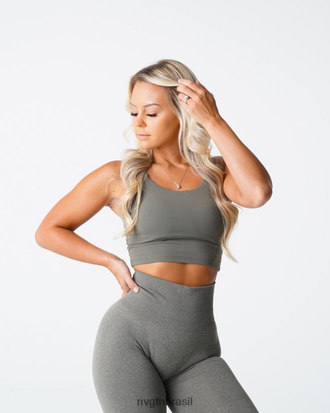 NVGTN fitness mulheres sutiã de equilíbrio verde cáqui NNJ66L191
