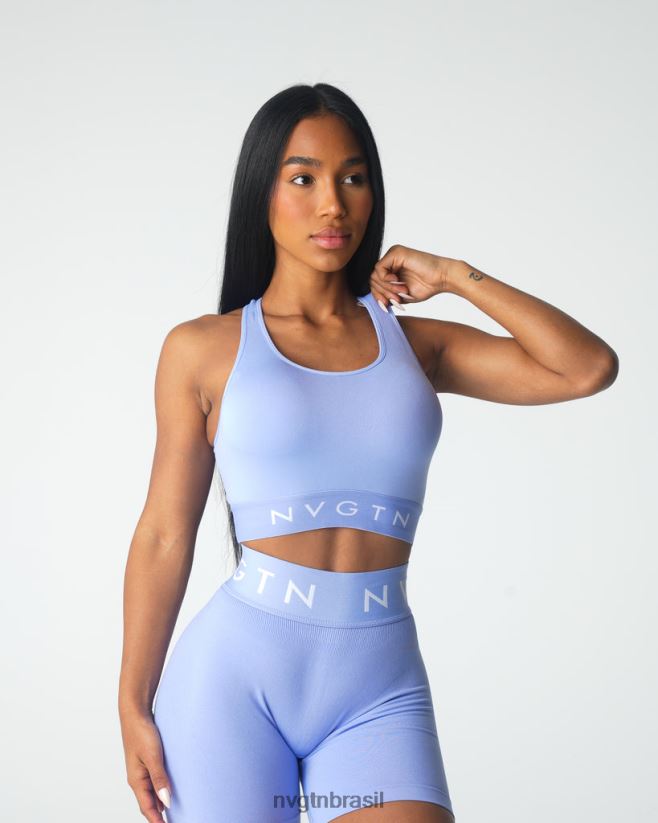 NVGTN fitness mulheres sutiã esportivo legado sem costura pervinca NNJ66L24