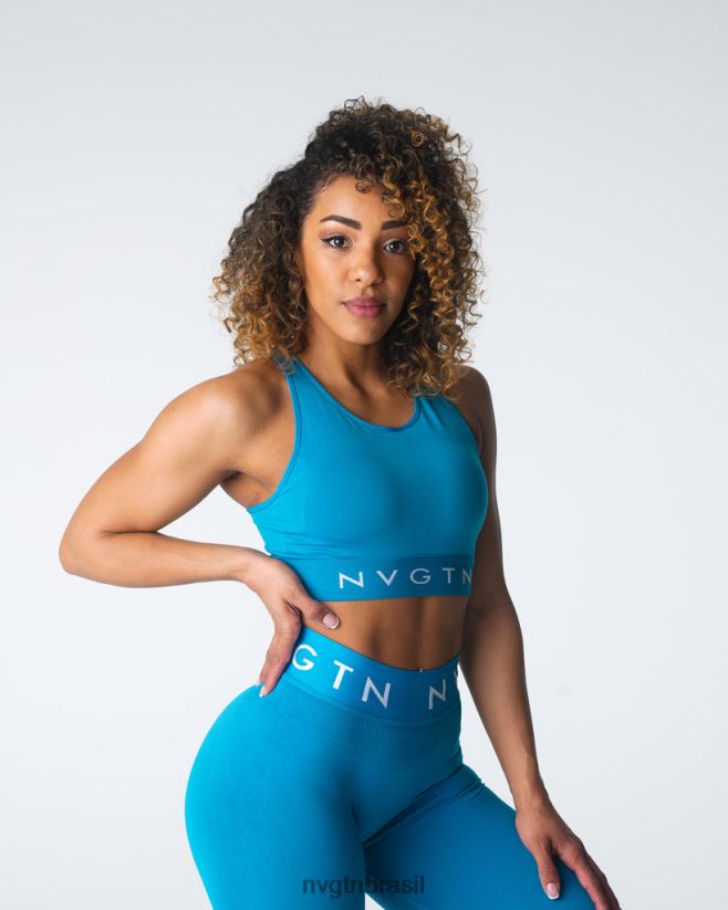 NVGTN fitness mulheres sutiã esportivo trilogia sem costura lagoa NNJ66L35