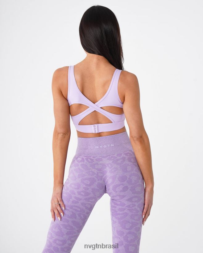 NVGTN fitness mulheres sutiã sedutor Mônaco roxo NNJ66L96