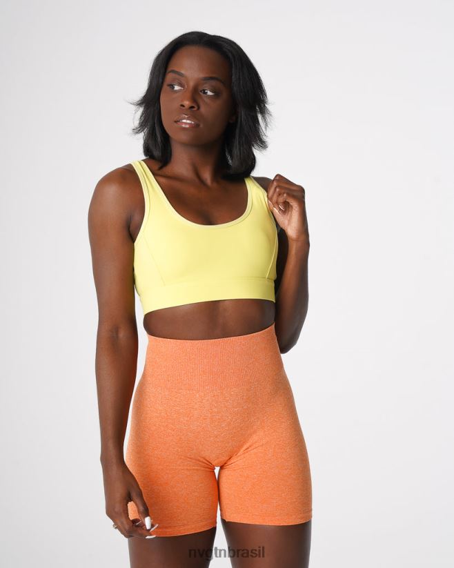 NVGTN fitness mulheres sutiã sedutor amarelo canário NNJ66L94
