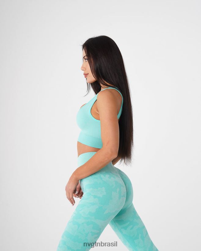NVGTN fitness mulheres sutiã sem costura eclipse hortelã NNJ66L110
