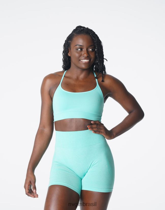 NVGTN fitness mulheres sutiã sem costura invencível hortelã NNJ66L122