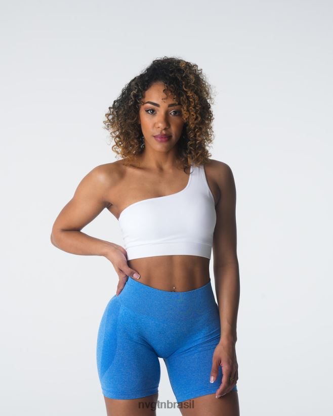 NVGTN fitness mulheres sutiã sem costura paixão branco NNJ66L18