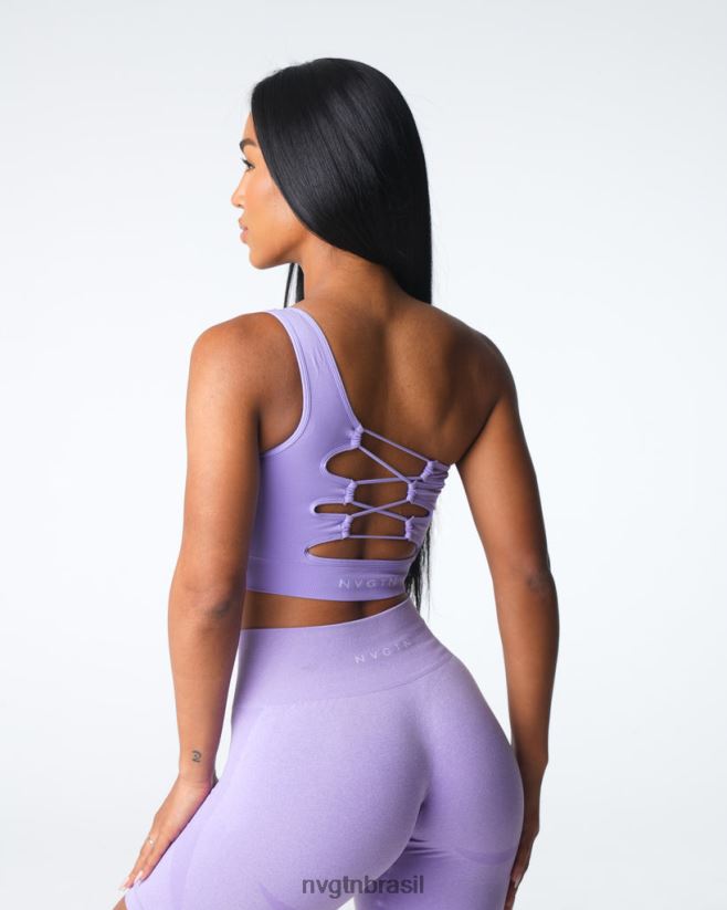 NVGTN fitness mulheres sutiã sem costura paixão lilás NNJ66L20
