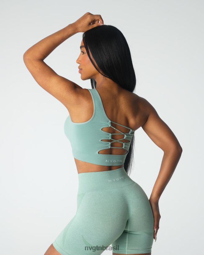 NVGTN fitness mulheres sutiã sem costura paixão verde sálvia NNJ66L37