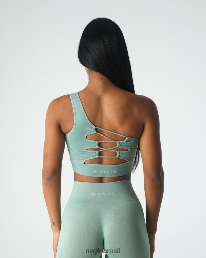 NVGTN fitness mulheres sutiã sem costura paixão verde sálvia NNJ66L37