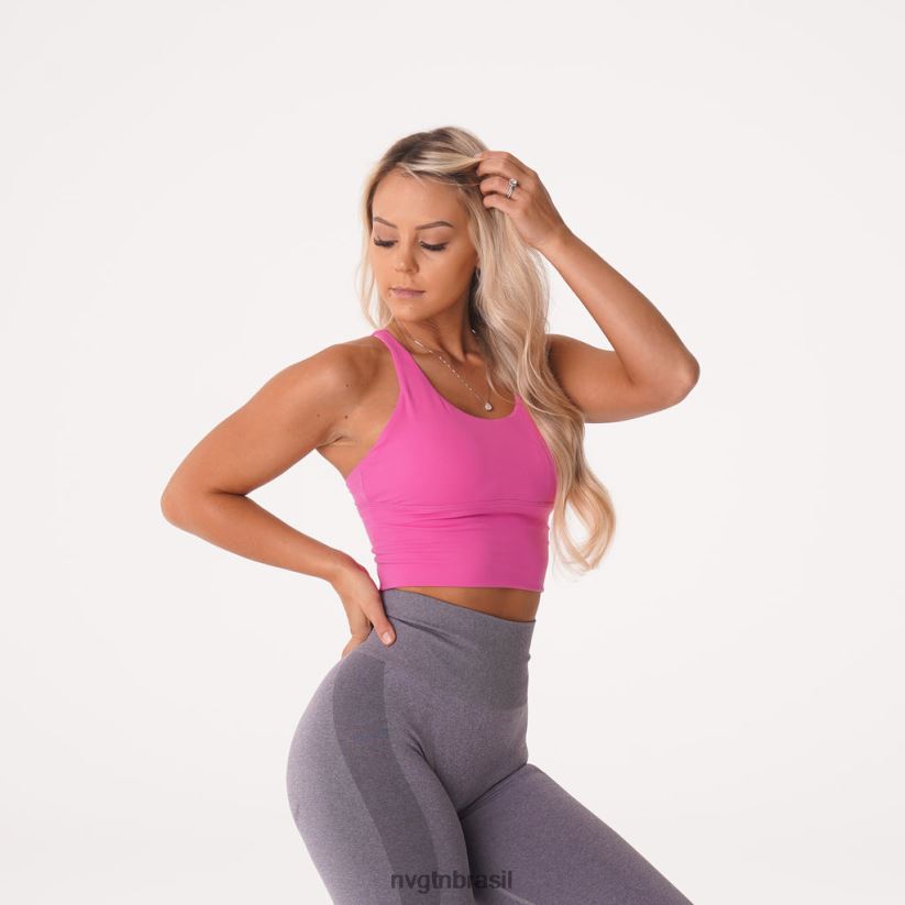 NVGTN fitness mulheres top de sutiã matriz Flor de cerejeira NNJ66L222
