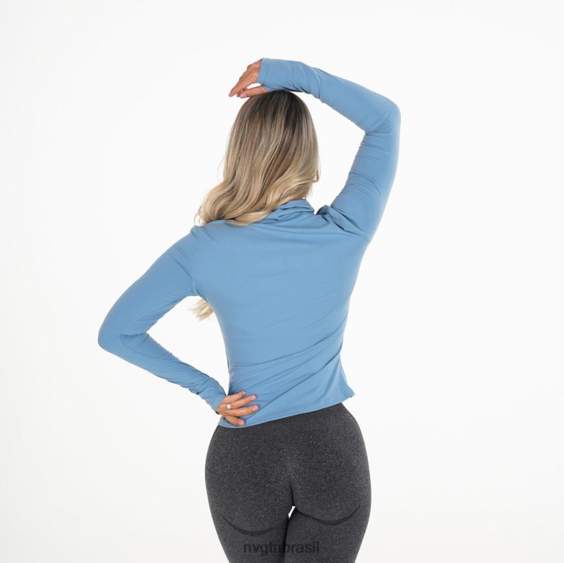 NVGTN fitness mulheres pulôver de foco azul ártico NNJ66L271